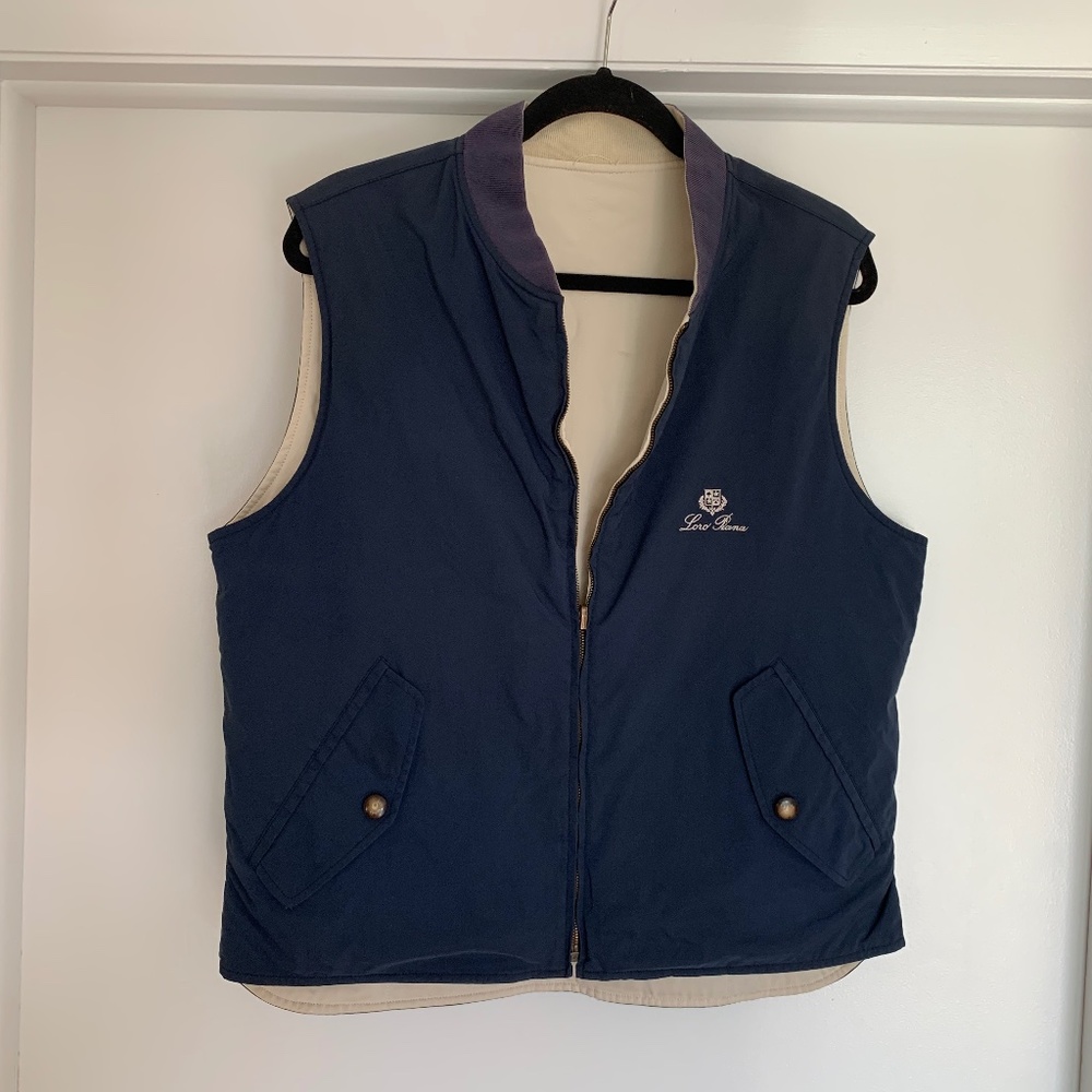 Classic Men's Reversible Vest - Loro Piana